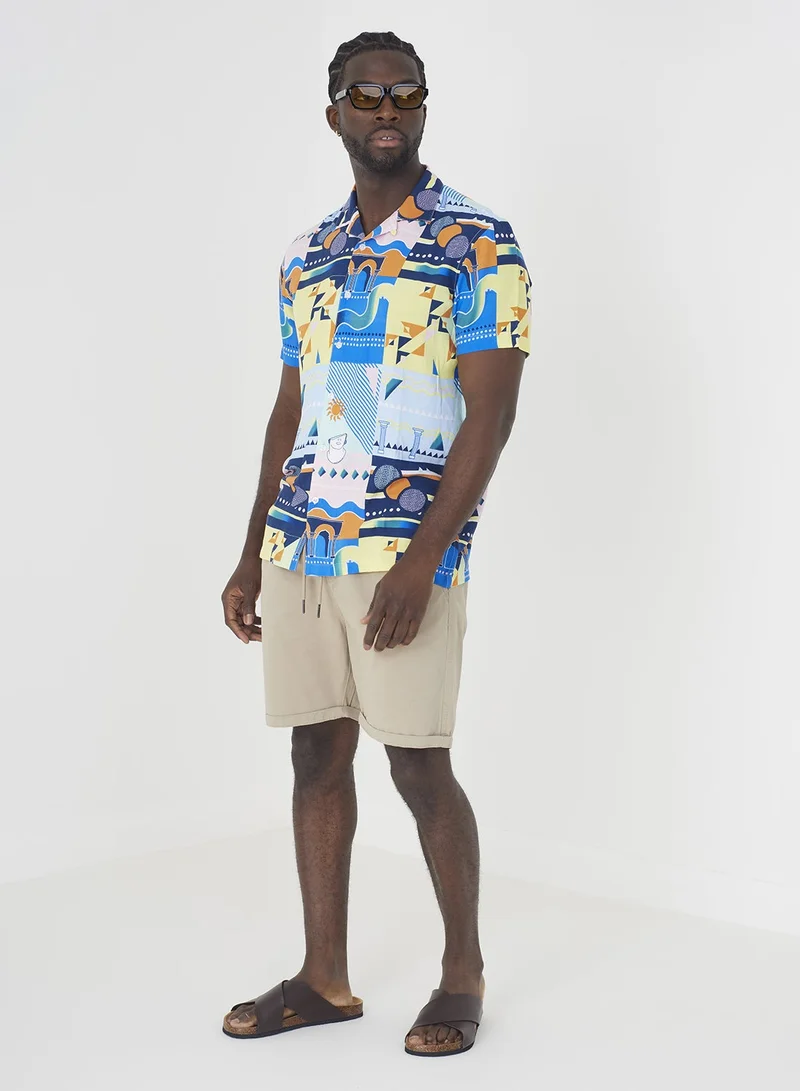 برايف سول قميص كاجوال مطبوع