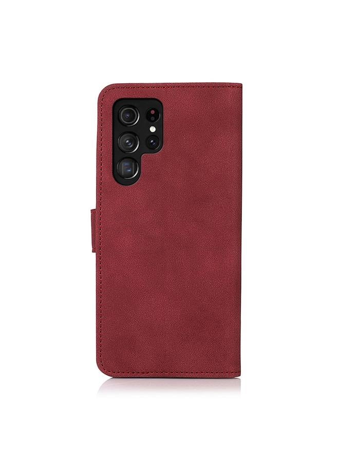 S-TOP Case For Samsung Galaxy S23 Ultra KHAZNEH Matte Texture Leather Phone Case - Image 3