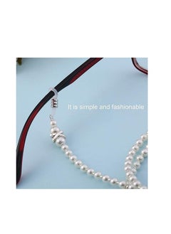 ORiTi سلسلة نظارات من ORiTi مرصعة باللؤلؤ الأبيض، حامل نظارات شمسية على شكل حزام للرقبة  - Image 3