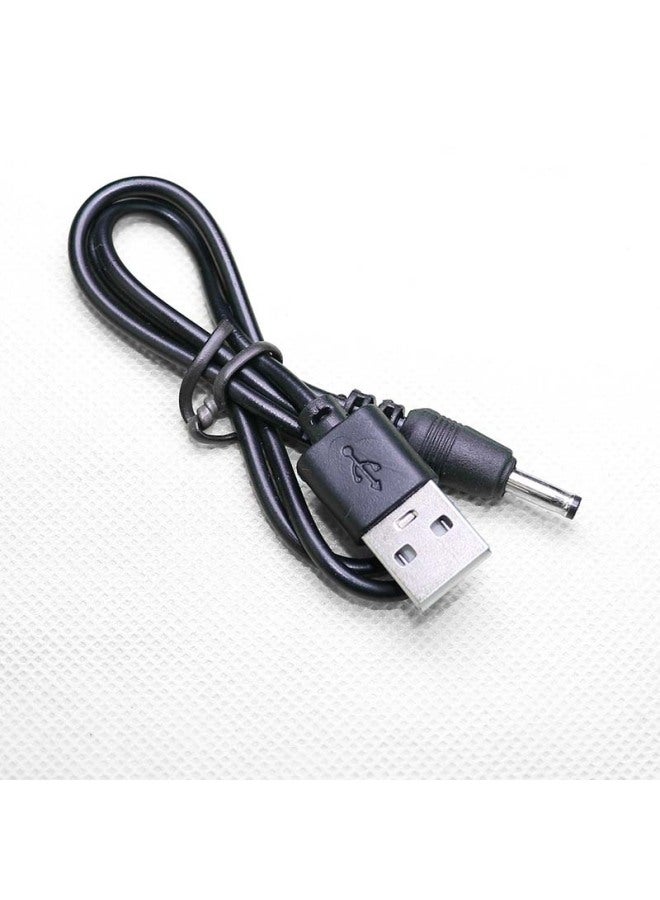 Power Line USB To DC Two-core Pure Copper Data Line Round Hole 3.5*1.35 Mobile Phone Microphone Audio Charging Line-Color:Dc3.5  National Standard Copper Black  - Image 4