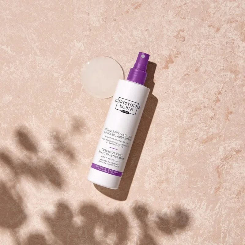 Christophe Robin  Luscious Curl Reactivating Mist With Flaxseed Milk 150 mL  | Best Price UAE