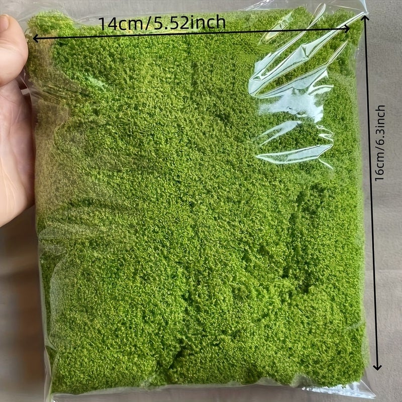 Realistic Artificial Moss 50G Light Green for Potted Decoration Landscaping - Image 3
