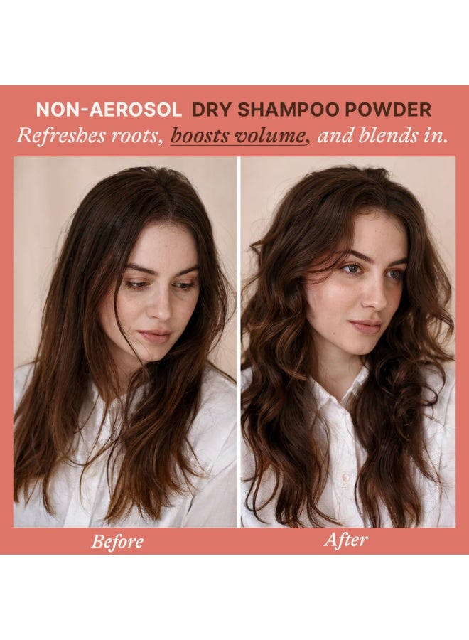 Beauty by Earth Beauty by Earth Dry Shampoo Powder Spray for Women & Men, Non Aerosol Volumizing & Clarifying Powder, USA Made with Clean Ingredients & Biotin for Light, Brunette & Dark Hair - Travel Size Friendly - Image 4