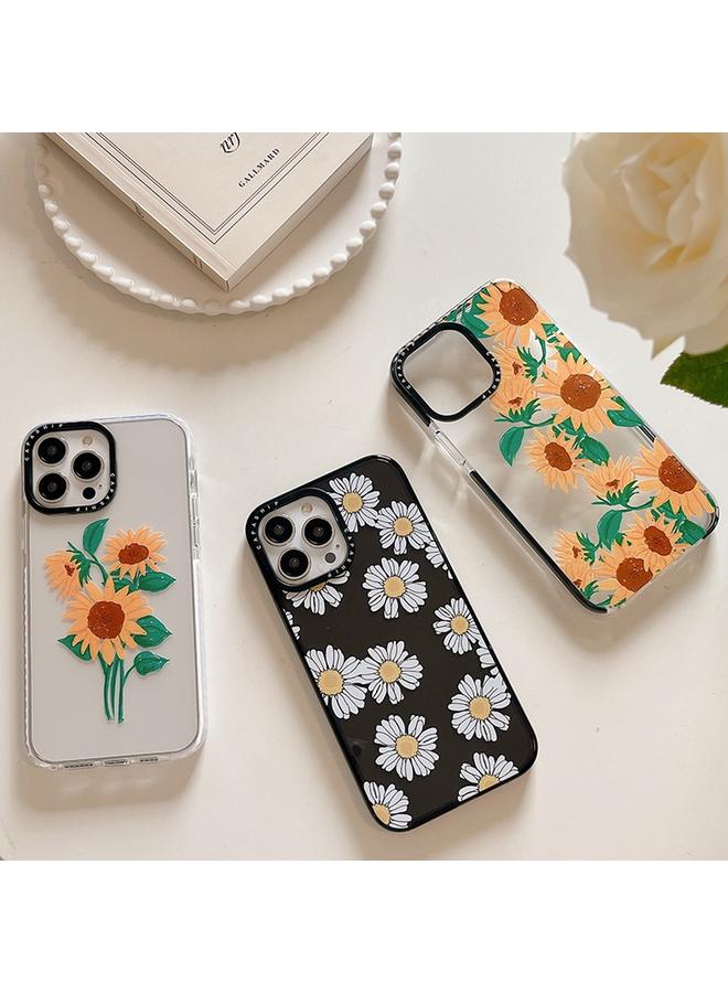 S-TOP Case For iPhone 13 Pro Max Simple Illustration Pattern Full Coverage Phone Case - Image 3