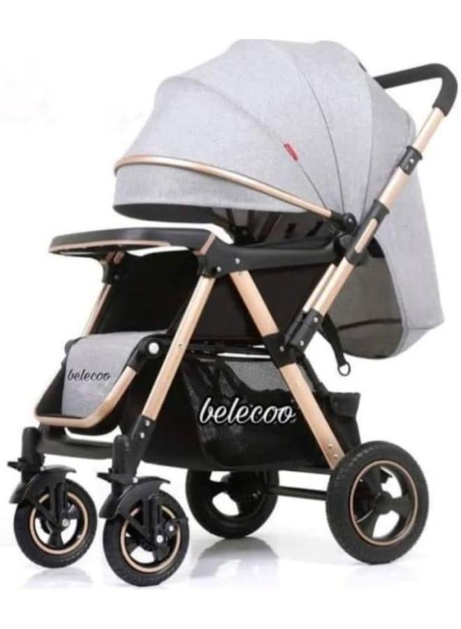 belecoo Multi-Position Stroller with One-Hand Fold - Image 1