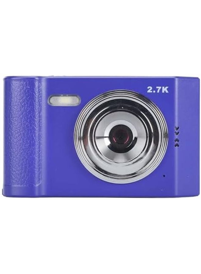 Blue 48MP Digital Camera 8X Zoom 2 7K HD Video 2 8 IPS Display Auto Focus Anti Shake Compact Travel Selfie Camera - Image 4