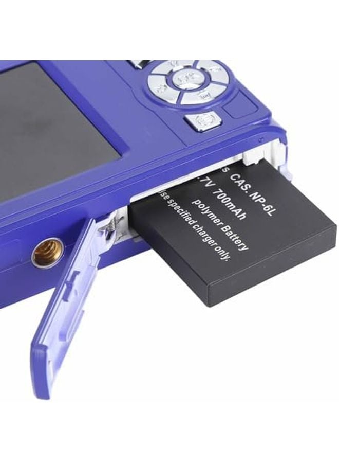 Blue 48MP Digital Camera 8X Zoom 2 7K HD Video 2 8 IPS Display Auto Focus Anti Shake Compact Travel Selfie Camera - Image 3