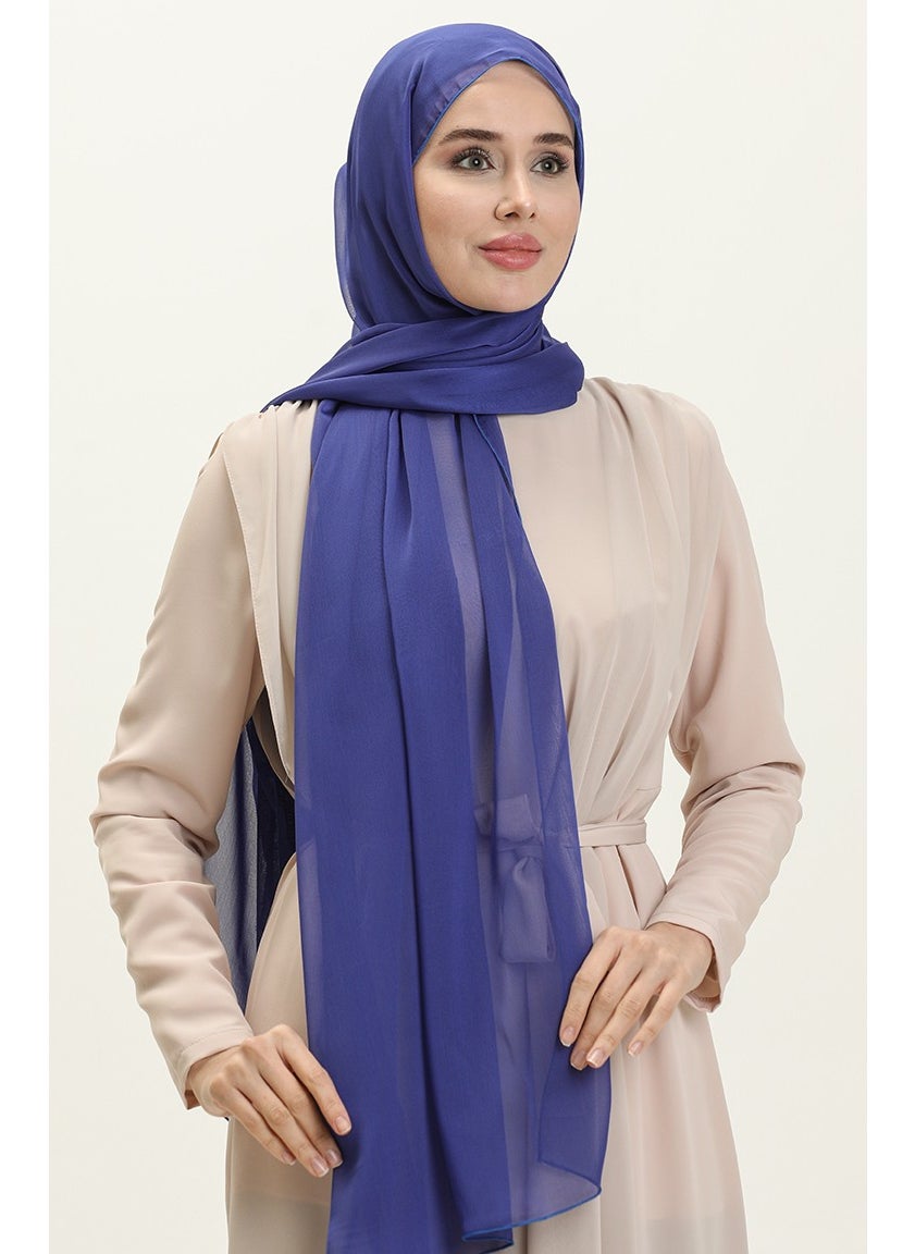 Sefa Merve Aymina Janjan Chiffon Shawl 7586-10 Saks  - Image 1
