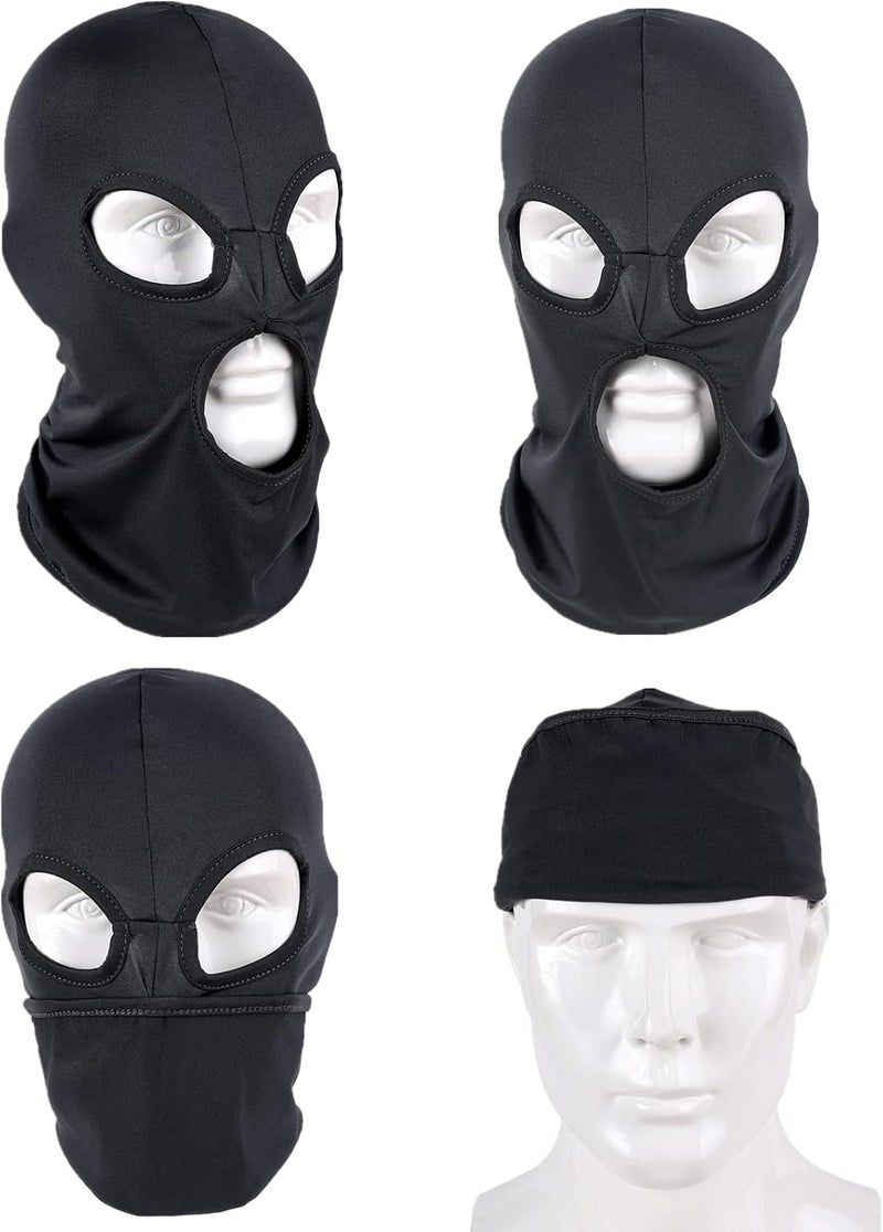WYSUMMER 3 Hole Full Face Mask, Women Men Thin Balaclava Face Mask for Motorcycle Bike Hunting Cycling Cap Ski - Image 2