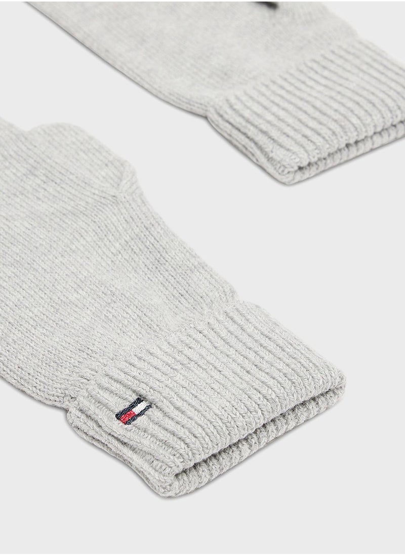 TOMMY HILFIGER Essential Flag Knitted Gloves  - Image 3