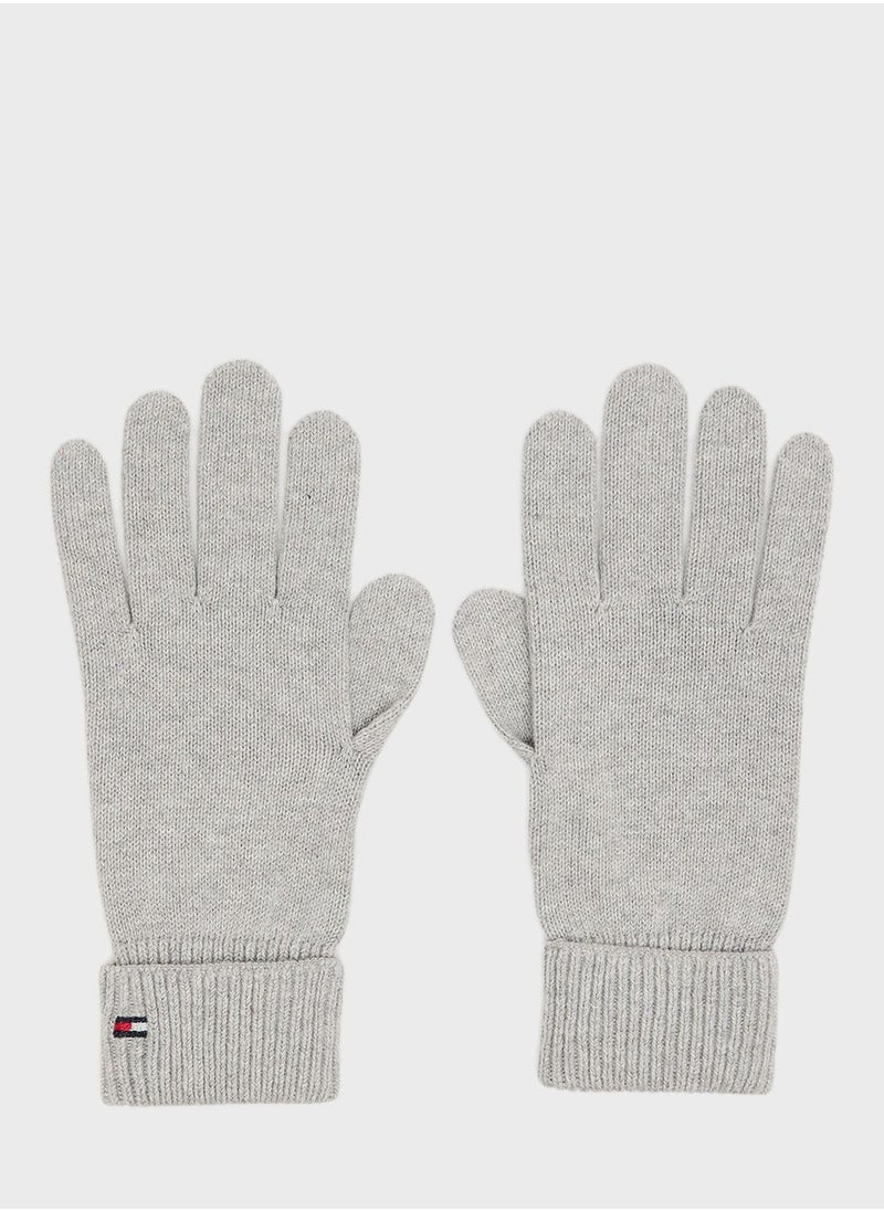TOMMY HILFIGER Essential Flag Knitted Gloves  - Image 1