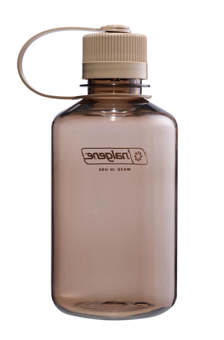 Nalgene Sustain Tritan BPA-Free Water Bottle Made with Material Derived from 50% Plastic Waste  16 OZ  Narrow Mouth  Mocha - Image 2