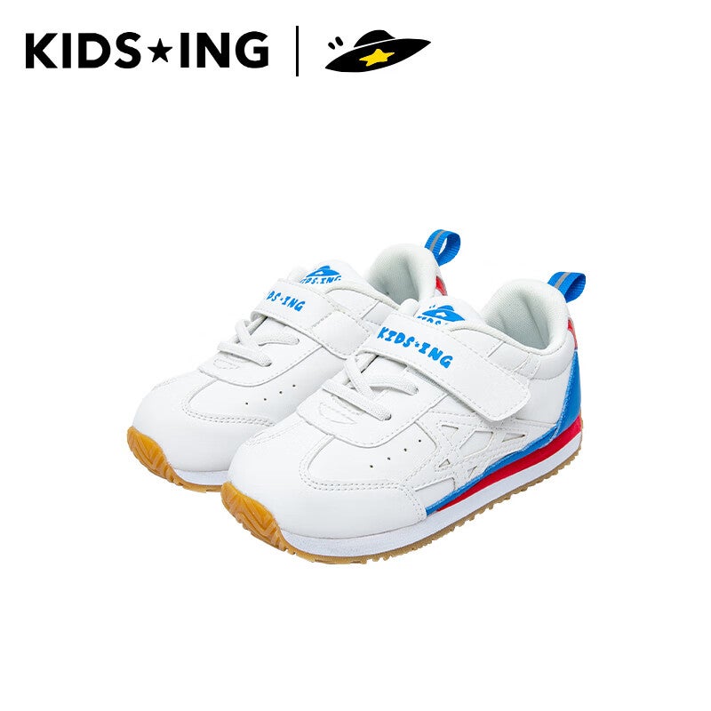 JD Jing Zao Kids.ing Kedi Star Children's Sports Shoes Boys White Shoes Spring and Autumn New Girls Soft Sole Casual Shoes Agan Shoes Kids Shoes - Image 3