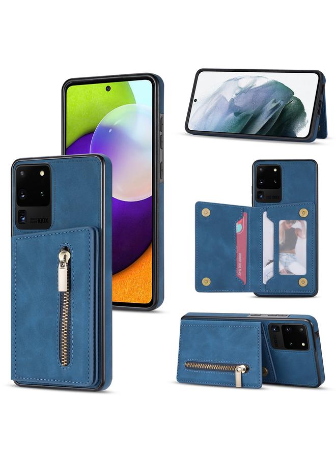 اس-توب جراب لهاتف Samsung Galaxy S20 Ultra مزود بسحاب وحامل للبطاقات - Image 1