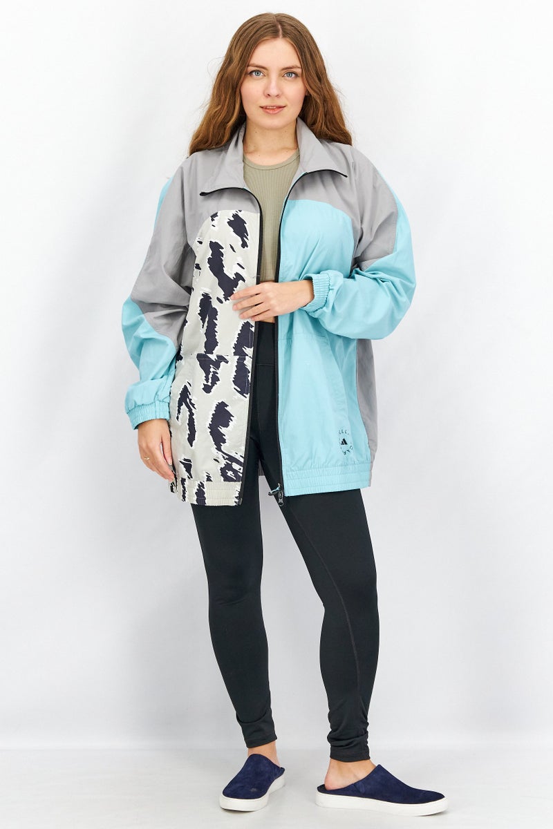 Adidas جاكيت رياضي بطبعة حيوانات من أديداس بواسطة ستيلا مكارتني للنساء، متعدد الألوان - Image 1