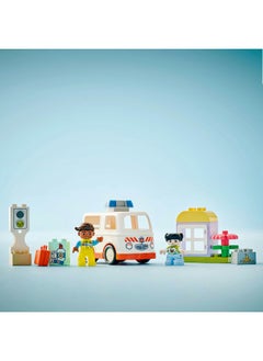 LEGO LEGO DUPLO Ambulance & Driver 10447 Building Set (19 Pieces)  - Image 5