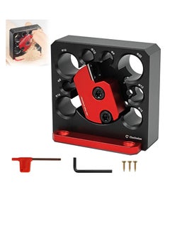 Excefore Electric Drill Milling Dowel Round Rod Auxiliary Tool, 8 Holes Adjustable High Speed Carbide Inserts Dowel Maker, 8mm to 20mm Dowel Maker Jig, for Wooden Rods Sticks Woodworking (6 Pcs)  - Image 1