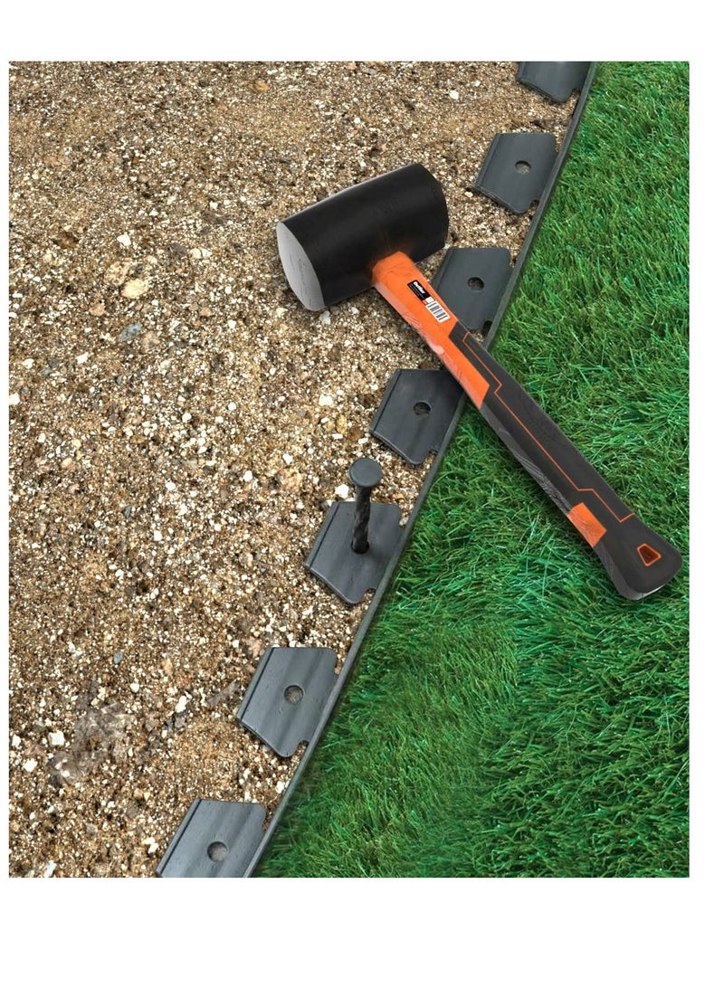 Garden Landscape Edging Stakes, 8 Inch Plastic Landscape Edging Nails, Spiral Landscape Stake, for use with Paver Edging,  Landscape Edging, Artificial Turf - Image 4