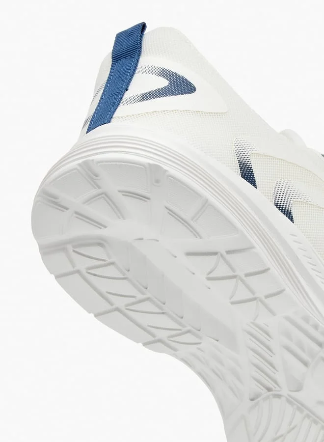 Oaklan by Shoexpress Men Logo Print Sports Shoes with Lace-up Closure