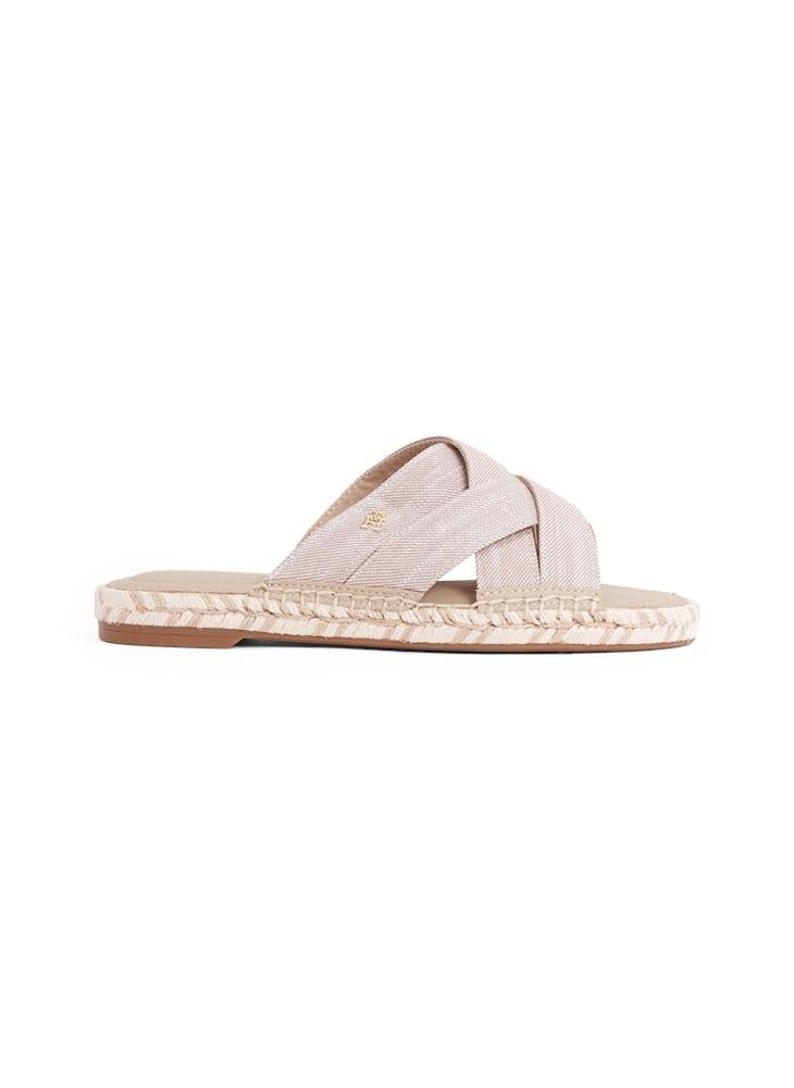 TOMMY HILFIGER CHAMBRAY ESPADRILLE MULES  - Image 1