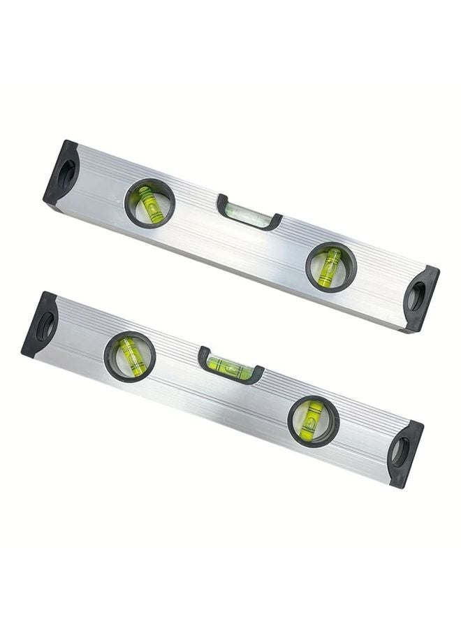Adjustable Bubble Level with Strong Magnetic Aluminum Alloy Precision Measuring Ruler - Image 1