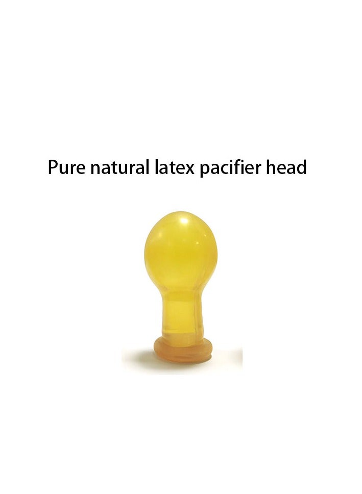 2 Pieces Portable Natural Latex Pacifier,Baby 0-12 Months - Image 4