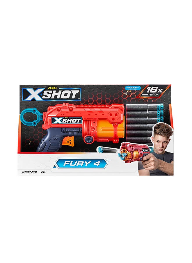 Zuru X-Shot إكسرل فوري-4 جيب هواء - لعبة هدف الحركة للأطفال، المراهقين، البالغين الأولاد والبنات، أنشطة خارجية في العطلات، هدايا للأطفال أعمار 8 فما فوق  - Image 1