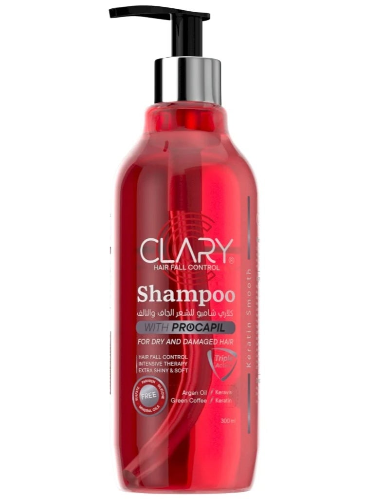 Clary Hair Fall Control Shampoo 300 ml + Leave In Cream 300 ml - Image 2
