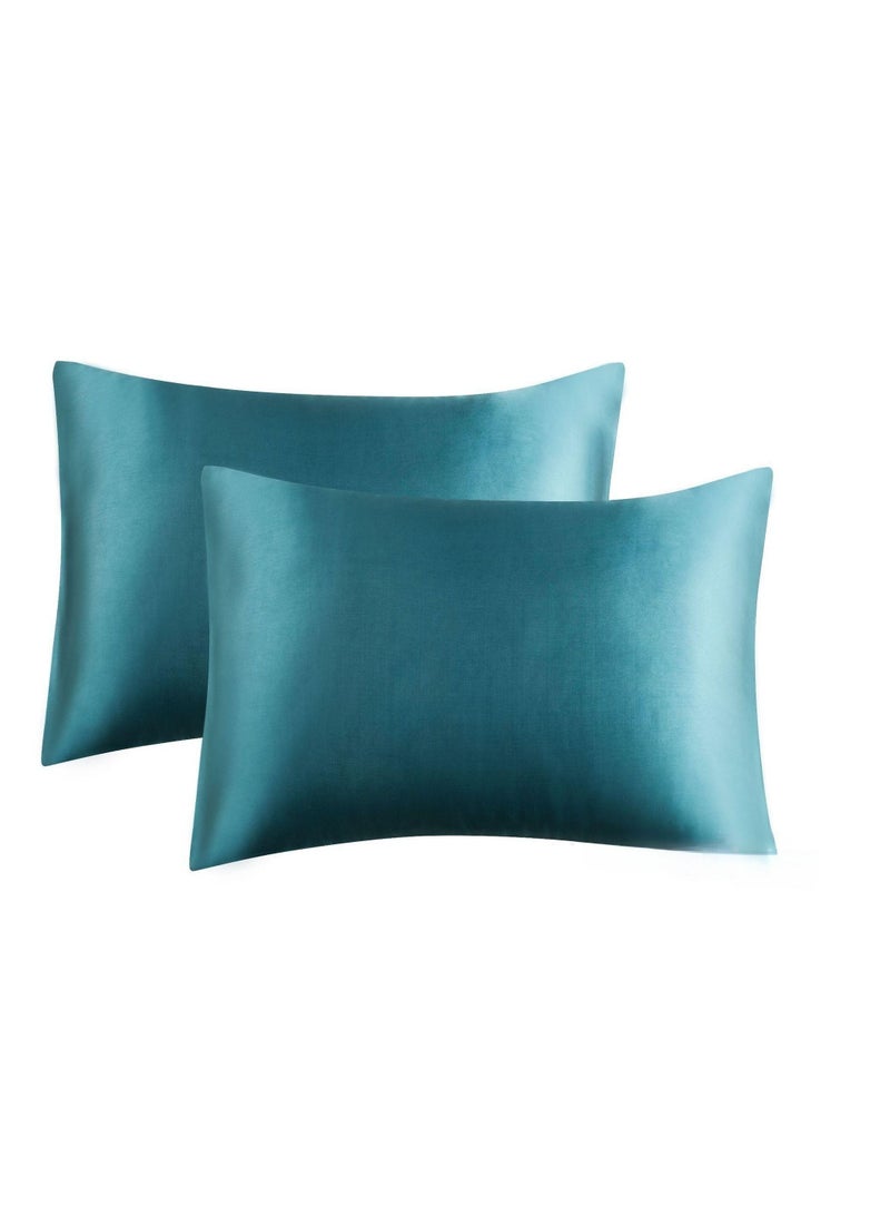 Y&D 2-Piece Simple Solid Colour Pillow Case Cover  - Image 1