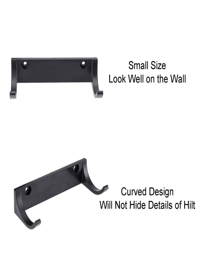 LEKUSHA Horizontal Lightsaber Wall Mount Holder Light Saber Display Rack Hook Stand, Compatible for Any Lightsaber, Black Pack of 1 - Image 5