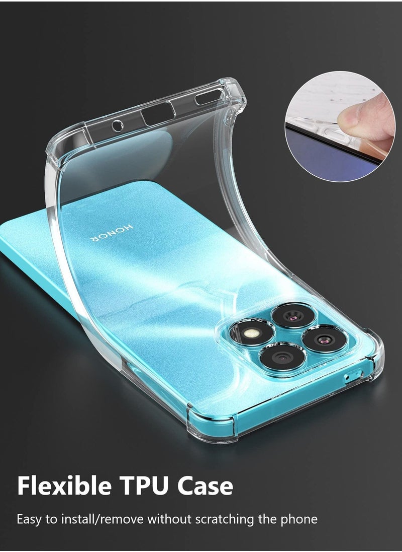 Houmt Huawei Honor X8a Case Slim Anti Scratch Shock Absorption Bumper TPU Shockproof Protective Cover  - Image 3