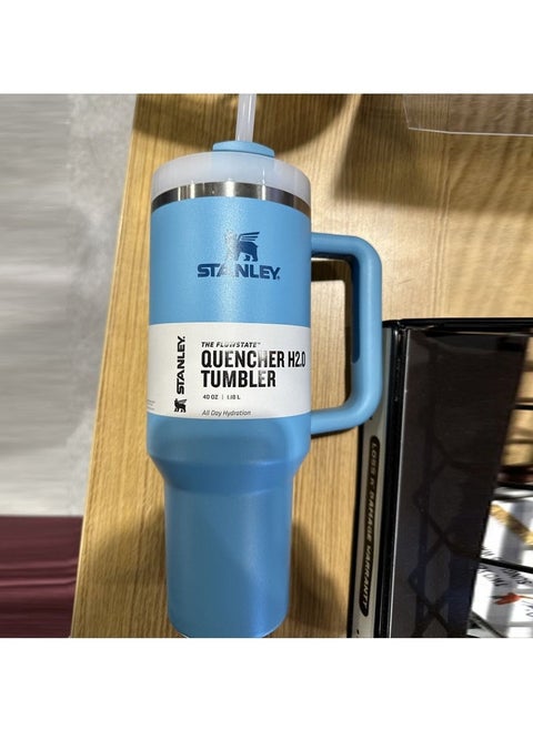 Stanley Quencher H2.0 FlowState Stainless Steel Vacuum Insulated Tumbler with Lid and Straw for Water, Iced Tea or Coffee, Smoothie and More 40oz/1200ml