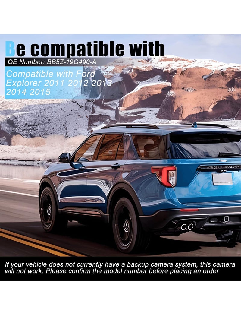 Roxer فورد اكسبلورر كاميرا رؤية خلفية متوافقة مع 2011 2012 2013 2014 2015 - Image 3
