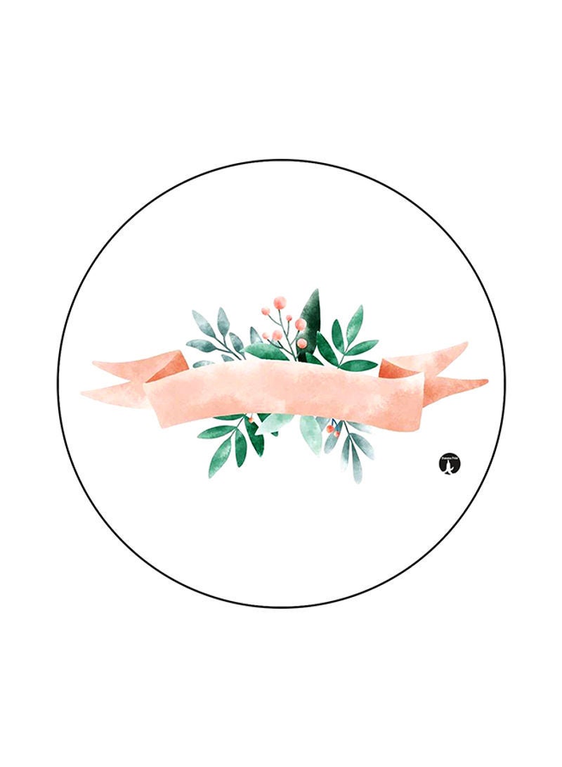 Printed Round Mouse Pad Multicolour