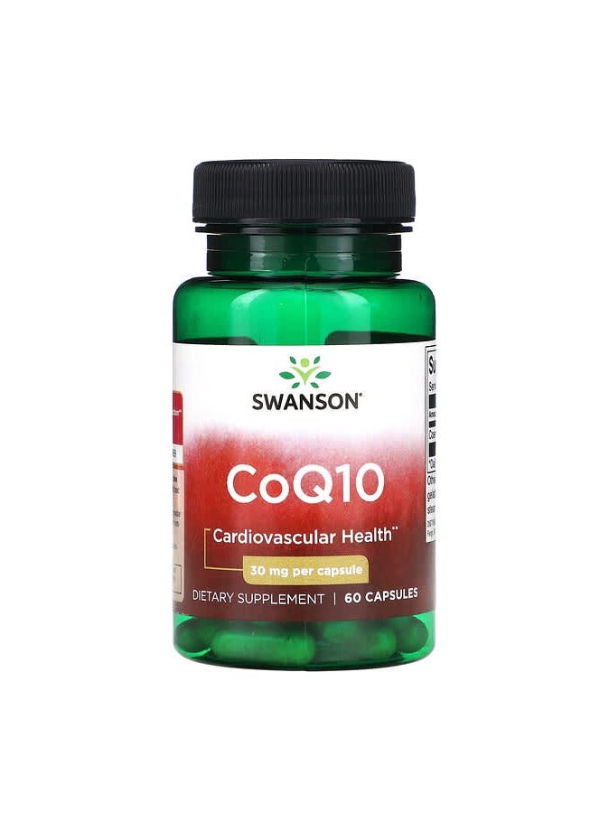 SWANSON CoQ10, 30 mg, 60 Capsules