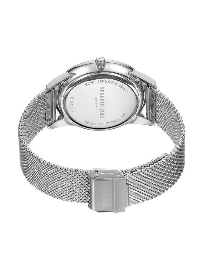Kenneth Cole New York Men's 43mm Analog Watch with Stainless Steel Bracelet