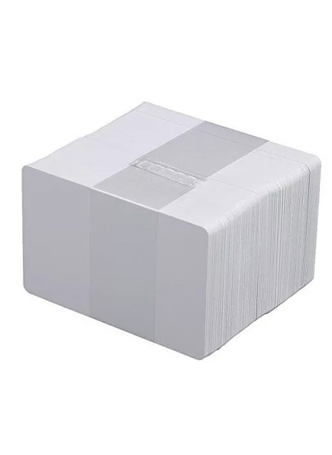 Taimi - Pack Of 100 White PVC Card Made Of High Quality White PVC - Image 1