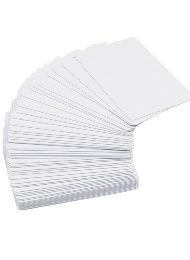 Taimi - Pack Of 100 White PVC Card Made Of High Quality White PVC - Image 1