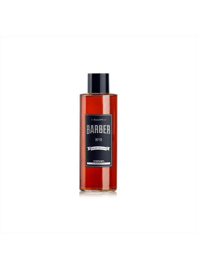 barber marmara Marmara Barber Cologne - Best Choice of Modern Barbers and Traditional Shaving Fans (No 3 Orange, 500ml x 1 Bottle)