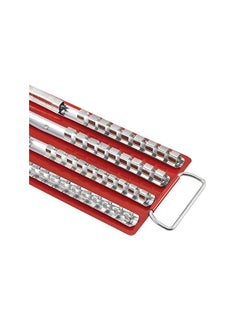 Neiko 03966L Universal Socket Holder, 80 Piece Steel Tray Organizer | 1/4", 3/8" And 1/2 Inch Multi Drive  - Image 3