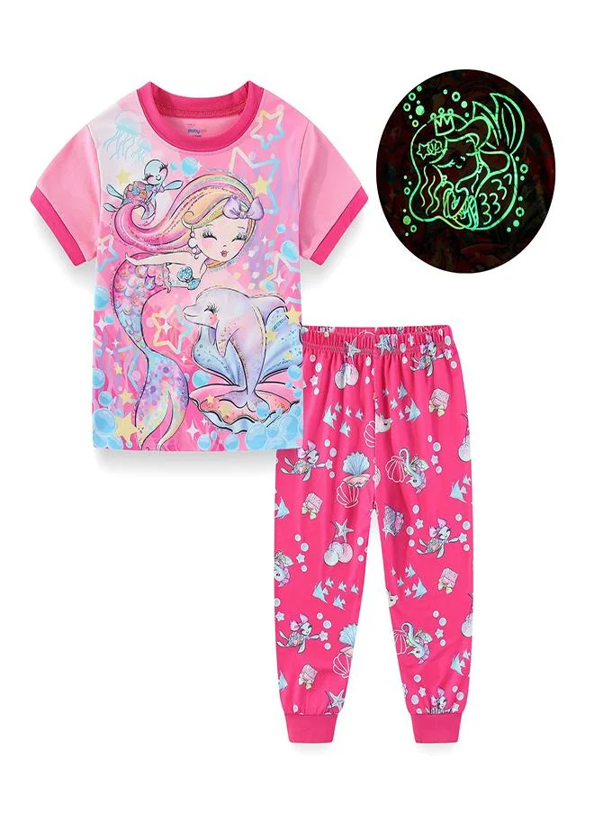 بيبي كلو Mermaid Dreams with Dolphin Friends Pajama Set