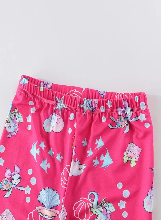 babyqlo Mermaid Dreams with Dolphin Friends Pajama Set