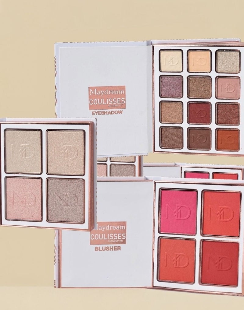 MAYDREAM COULISSES MAKEUP KIT EYESHADOW BLUSHER HIGHLIGHTER - Image 3