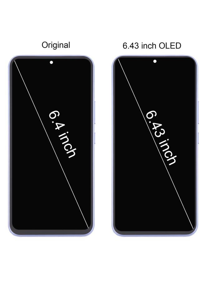 إيروريكس بديل لهاتف Samsung Galaxy A54 5G SM-A546 مقاس 6.43 بوصة OLED LCD محول رقمي كامل التجميع مع إطار أخضر - Image 2