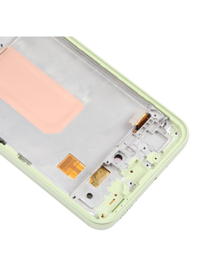 إيروريكس بديل لهاتف Samsung Galaxy A54 5G SM-A546 مقاس 6.43 بوصة OLED LCD محول رقمي كامل التجميع مع إطار أخضر - Image 5