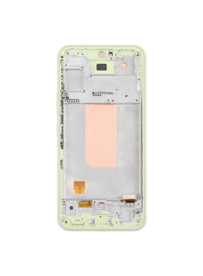 إيروريكس بديل لهاتف Samsung Galaxy A54 5G SM-A546 مقاس 6.43 بوصة OLED LCD محول رقمي كامل التجميع مع إطار أخضر - Image 4