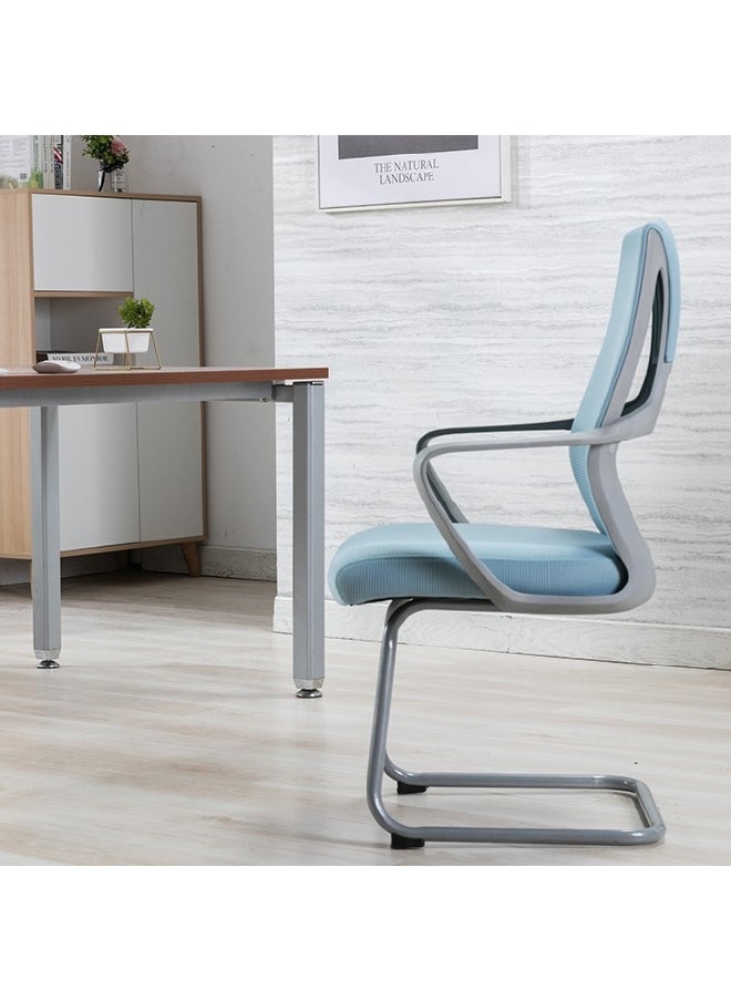 Micasa - Fixed Frame Mesh Office Chair Blue And Grey 99.5 X 62 X 58 Cm Hc-901Vg - Image 1