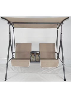 DubaiGallery Swing Cushions, 2 Seater Outdoor Swing Cushions, Porch Cushions with Canopy, Waterproof Porch Swing Cushions, Swing Chair Protector for Courtyard Garden  - Image 2