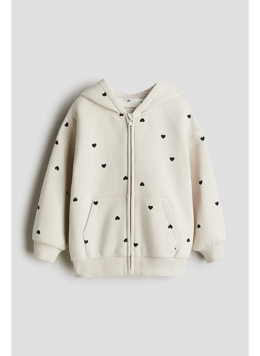 H&M Oversized Zip-Through Hoodie