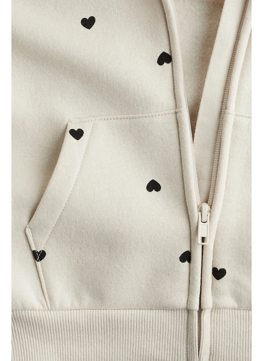 H&M Oversized Zip-Through Hoodie